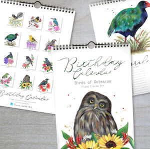 Birthday Calendar- New Zealand Birds