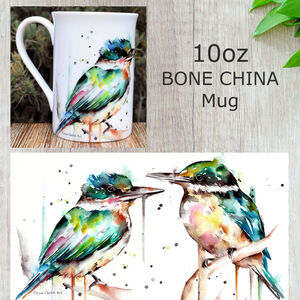 Kingfishers BONE CHINA mug