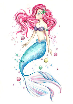Bubblegum Mermaid