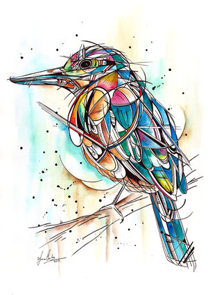 Vibrant Kingfisher