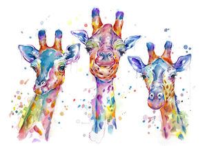 Cheerful Giraffes
