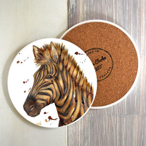 Coffee Zebra Coaster