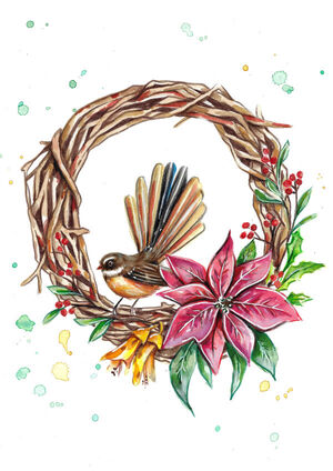 Fantail Wreath