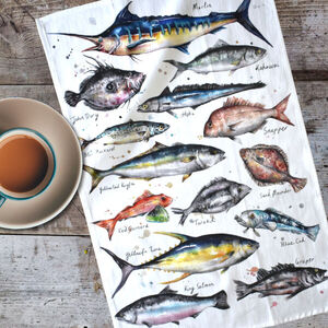 Fish Tea Towel