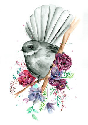 Floral Fantail