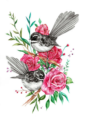 Floral Piwakawakas