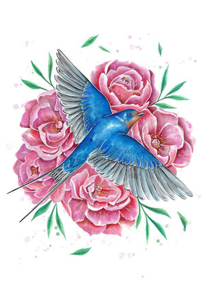 Floral Swallow