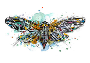 Inked Cicada