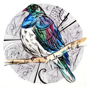 Kereru Zentangle