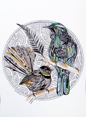 Tui and Fantail