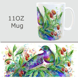 Kereru and Karaka Berries Mug