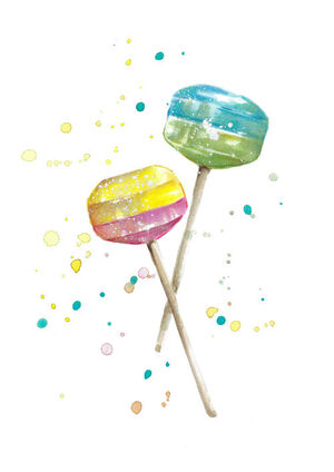 Sherbet Lollipops