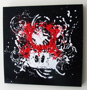 Abstract Mario Mushroom