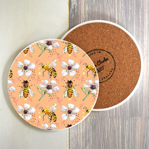 Peach Bee Coaster