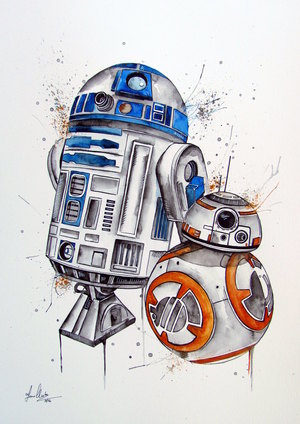 R2-D2 and BB-8