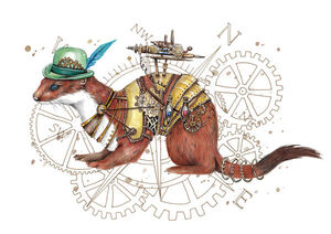 Steampunk Stoat