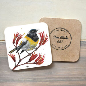 Stitchbird Wooden Coaster