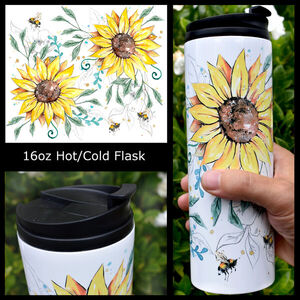 Sunflower Hot/Cold Flask