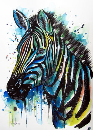 Tranquil Zebra