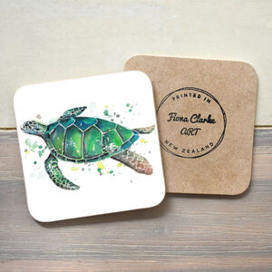 Turtle Wooden Coaster