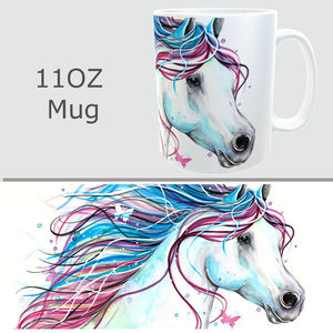 Whimsical Horse Mug