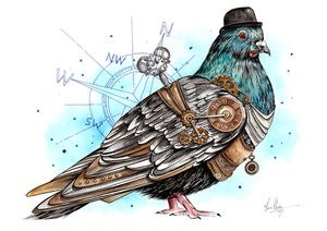 Steampunk Pigeon