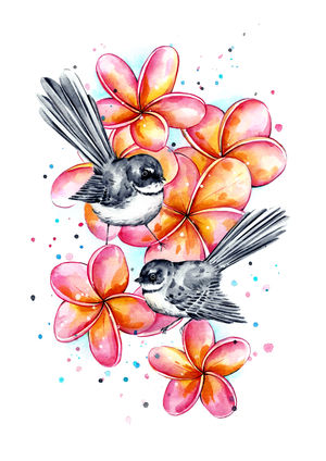 Frangipani Fantails