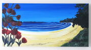 Kiwi Beach Scene