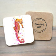 Seahorse Wooden Coaster
