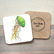 Jellyfish Wooden Coaster