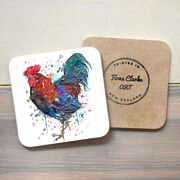Rooster Wooden Coaster